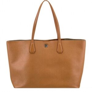 Tory Burch tan leather tote